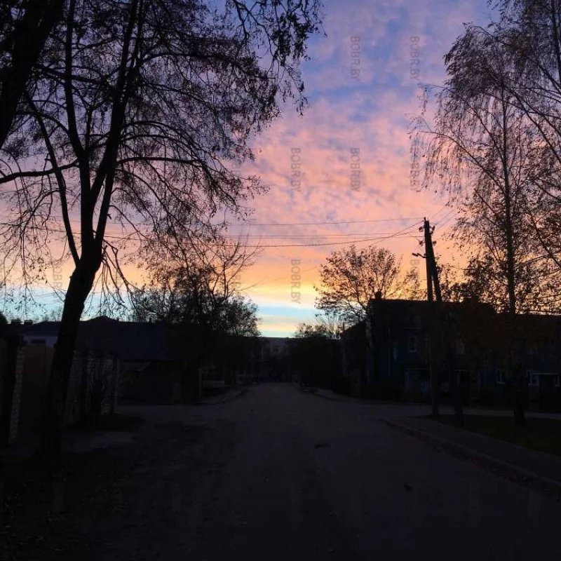 Закат в городе!