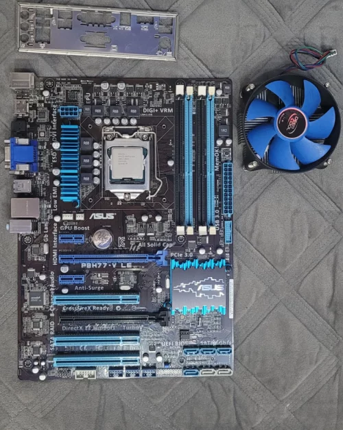 ASUS P8H77-V LE + i3 3220 + кулер