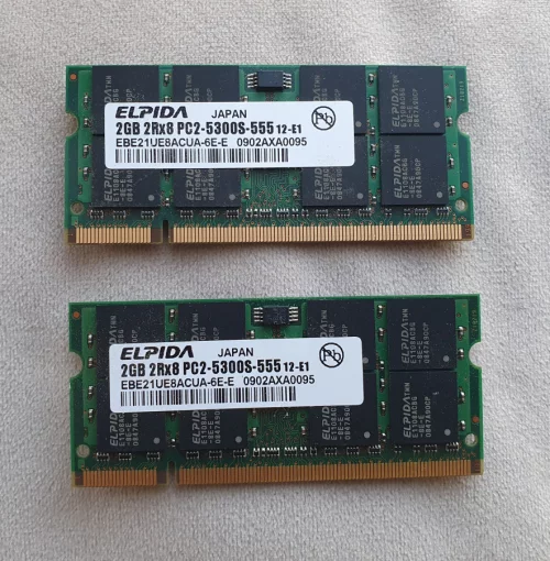Оперативная память DDR2 для ноутбука
