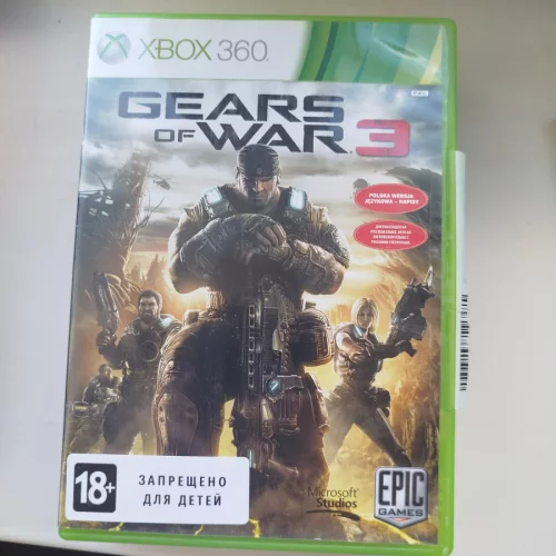 Gears of War 3 Xbox 360 лицензия