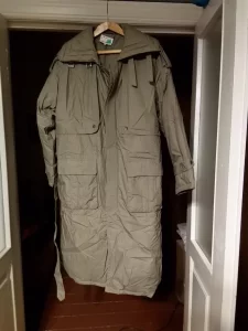 Пальто пуховое