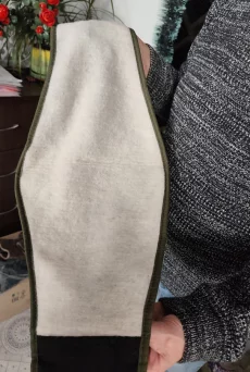 Согревающий пояс- корсет, собачья шерсть