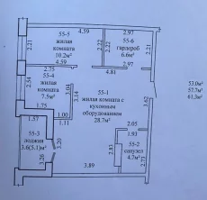 Квартира свободной планировки в новостройке