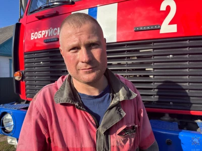 Бобруйский спасатель Сергей Саков в свой выходной спас соседа и предотвратил взрыв газового баллона