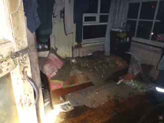 Пожар на улице Гоголя. МЧС спасли троих человек