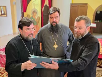Епископ Бакинский и Азербайджанский Алексий посетил кафедральный собор святителя Николая