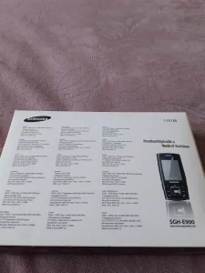 Samsung Е900