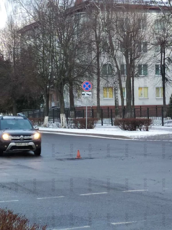 Ямку заделали