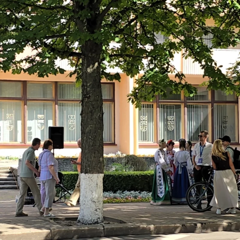 Праздничная атмосфера в Бобруйске