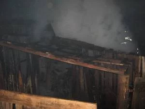Горела летняя кухня в деревне Воротынь