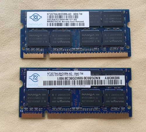 Оперативная память DDR2 по 2гб
