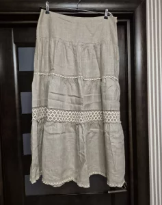 Юбка лен 50 размер