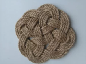 Подставка из джута под горячее и др