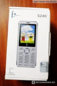 Кнопочный Телефон F+ S240