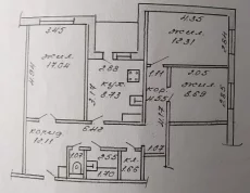 3-комнатная квартира на ул. Генерала Батова, д. 30