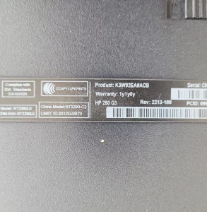 Ноутбук HP 250 G3