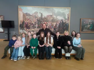 Юные художники Бобруйской ИЗО-студии «Радуга» в гостях в Национальном художественном музее РБ и не только…