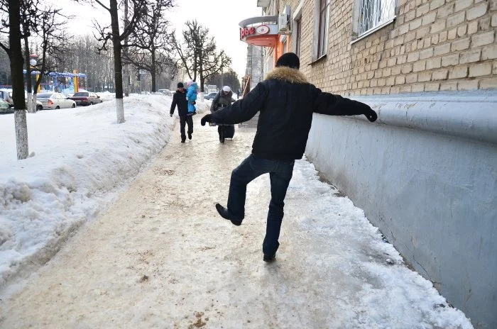 Что делать, если на улице гололед