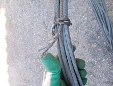 Трос стальной оцинкованный шестижильный диаметр 6 мм длина 40 метров,