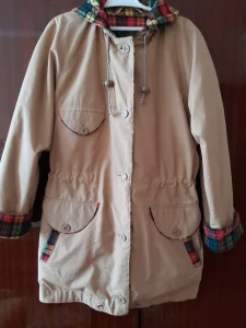 Куртка двусторонняя деми девичья