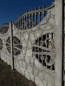 Заборы из железобетона, кольца, крышки, люки, изделия из профлиста.