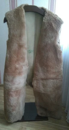 Жилет, натуральный мех