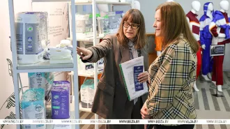 Одежда для инвалидов-колясочников от «Славянки» представлена на выставке Беллегпрома