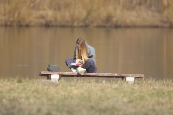 Весна у реки. Фотопрогулка BOBR.BY на центральный пляж Бобруйска