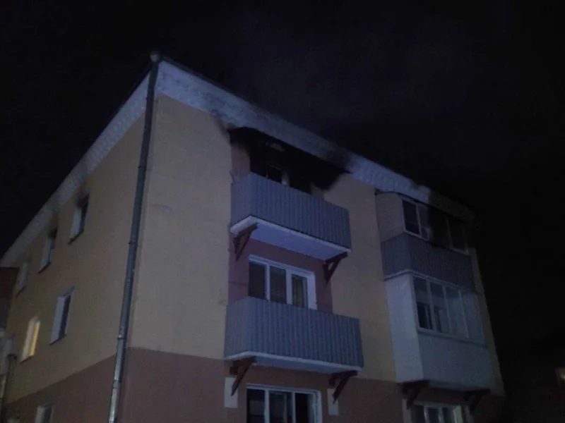 На пожаре в Бобруйске пострадал мужчина