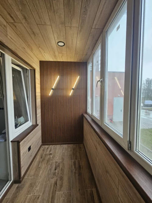 Отделка балконов и лоджий под ключ