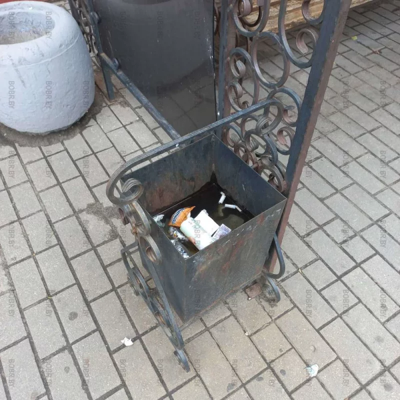 Мусорка после ливня