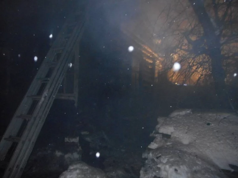Пожар в Бобруйске
