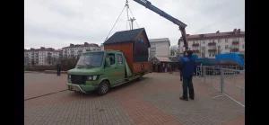 Грузоперевозки открытым лафетом