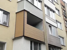 Обшивка балкона