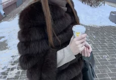 Шубка из песца