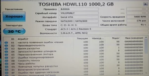 Жесткий диск для ноутбука 1000 ГБ