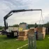 Кран манипулятор  манипулятор с прицепом