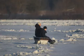 Березина стала в ночь с 2025 на 2026 год. Солнечный фотофакт