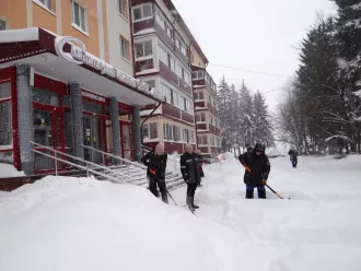 Зима не помеха: санаторий им. Ленина в Бобруйске работает в штатном режиме