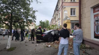 В Бобруйске на перекрестке улиц Минской и Социалистической произошла авария