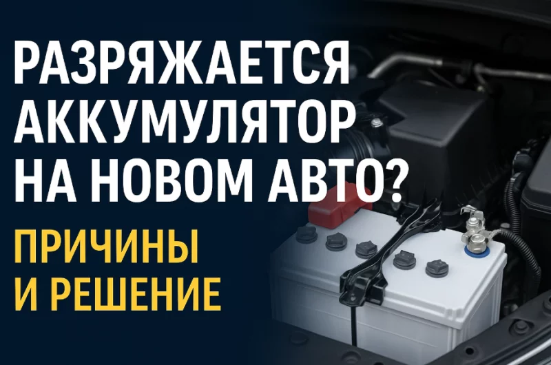 Новый аккумулятор сел — это нормально? Ответ экспертов 1akb.by