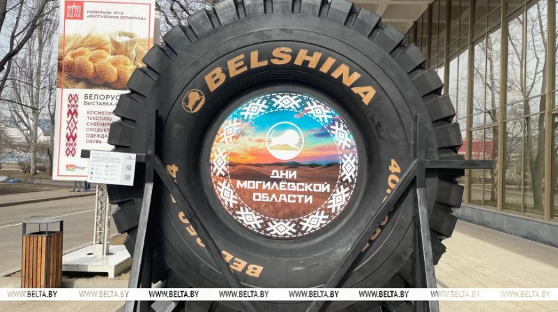 Гигант от "Белшины" и высокотехнологичный лифт. Чем удивляют Дни Могилевской области на ВДНХ в Москве