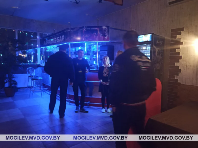В Бобруйске провели рейд по увеселительным заведениям
