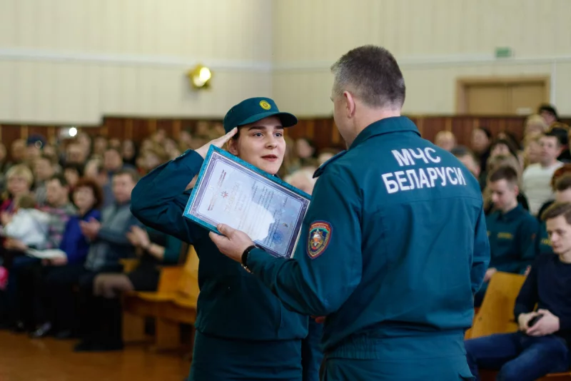 Посвящение в класс МЧС