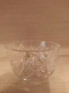 Конфетница, салатница хрустальная