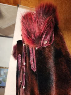 Натуральный полушубок из мутона 15 руб