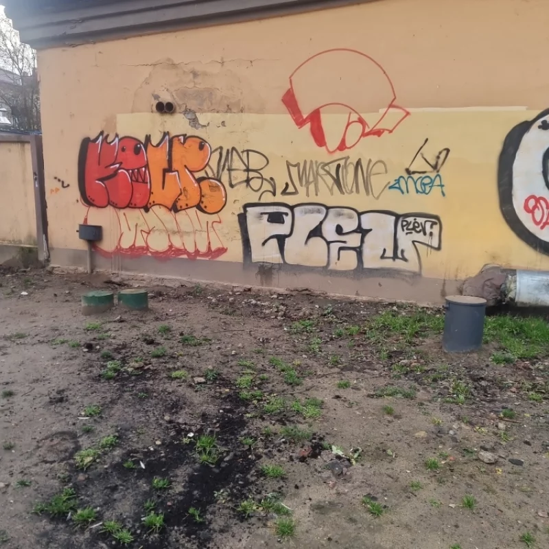 Искусство местных художников, которым видимо не хватило в детстве раскрасок.