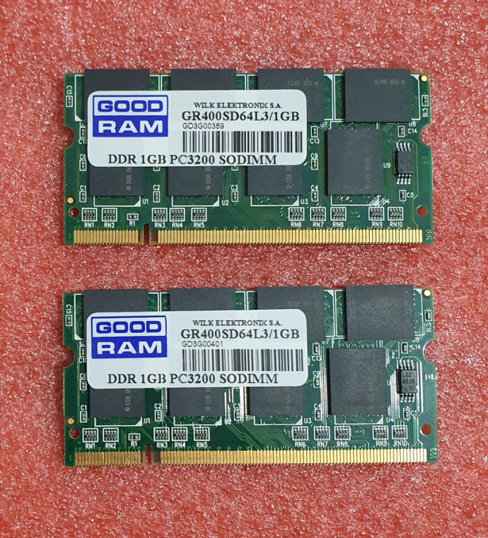Оперативная память DDR1 по 1гб
