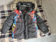 Куртка зимняя на мальчика 6-10 лет