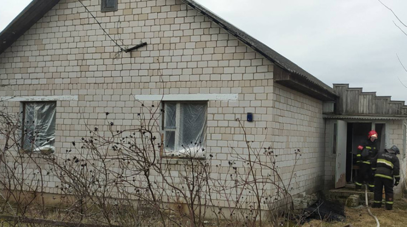 В Бобруйском районе при пожаре в доме погиб пенсионер